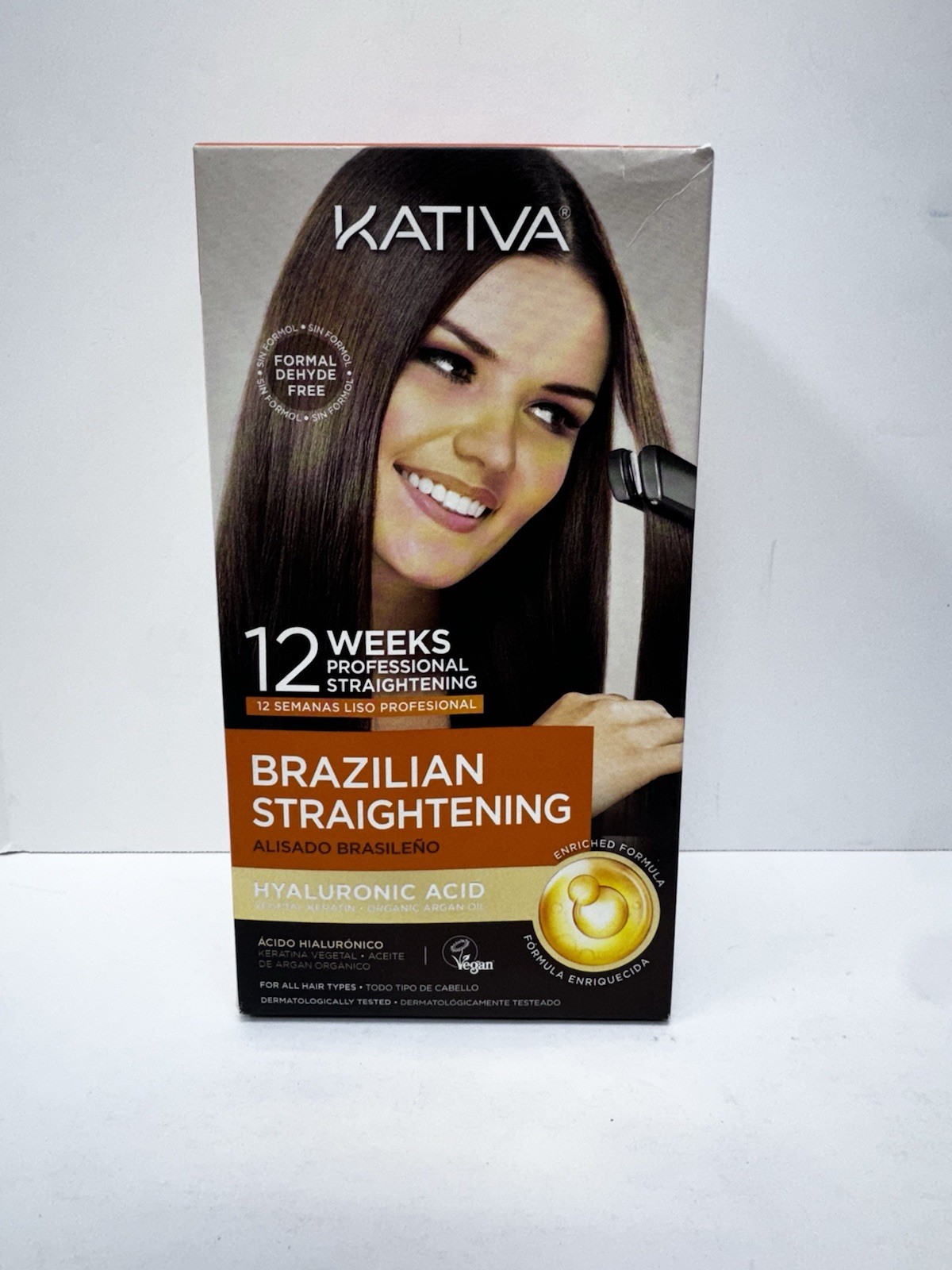 Kativa Brazilian Straightening Natural Kit – 1 Professional Hair Straightening S