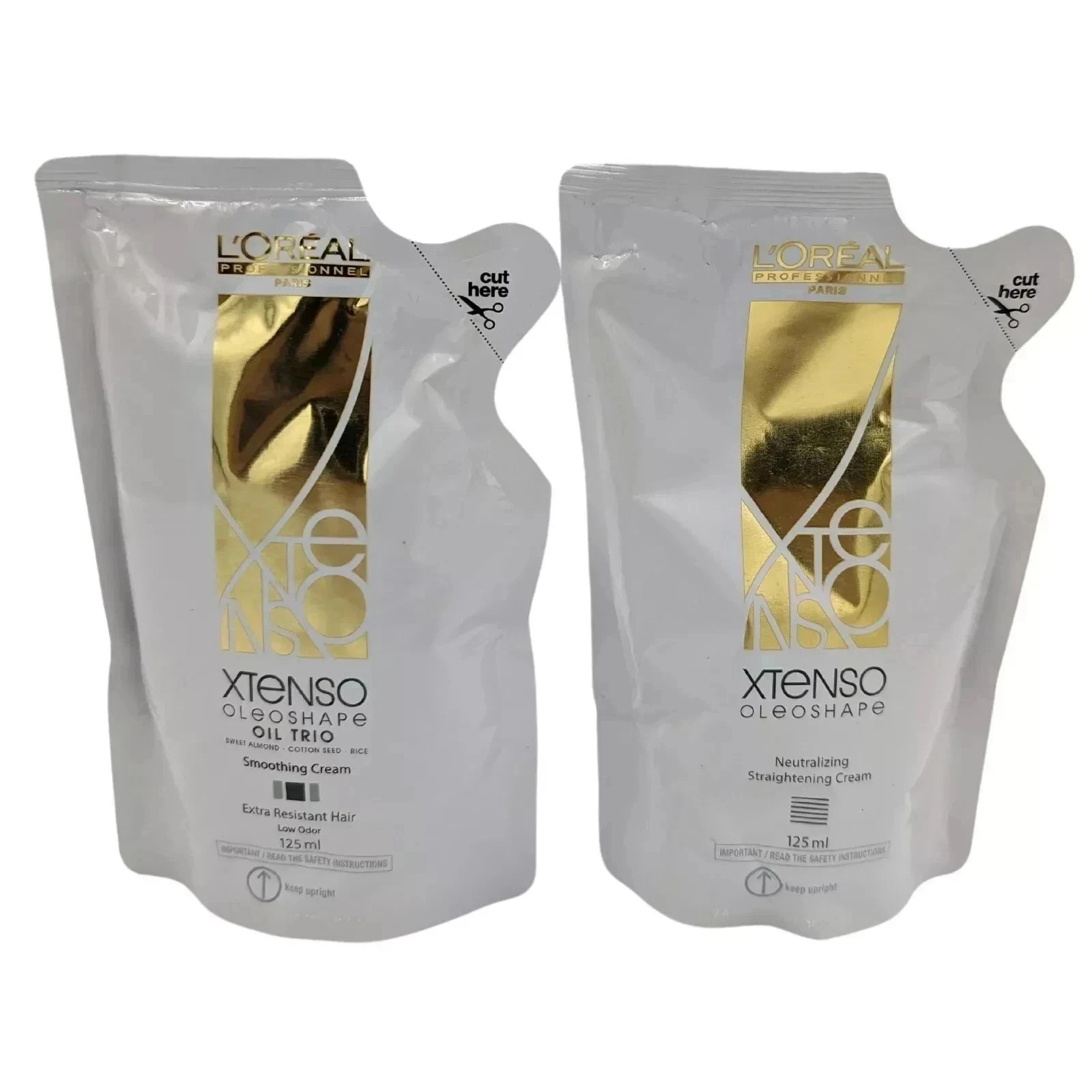 LOreal Xtenso Oleoshape EXTRA Resistant Cream BLACK 125ml + Neutralizing 125ml