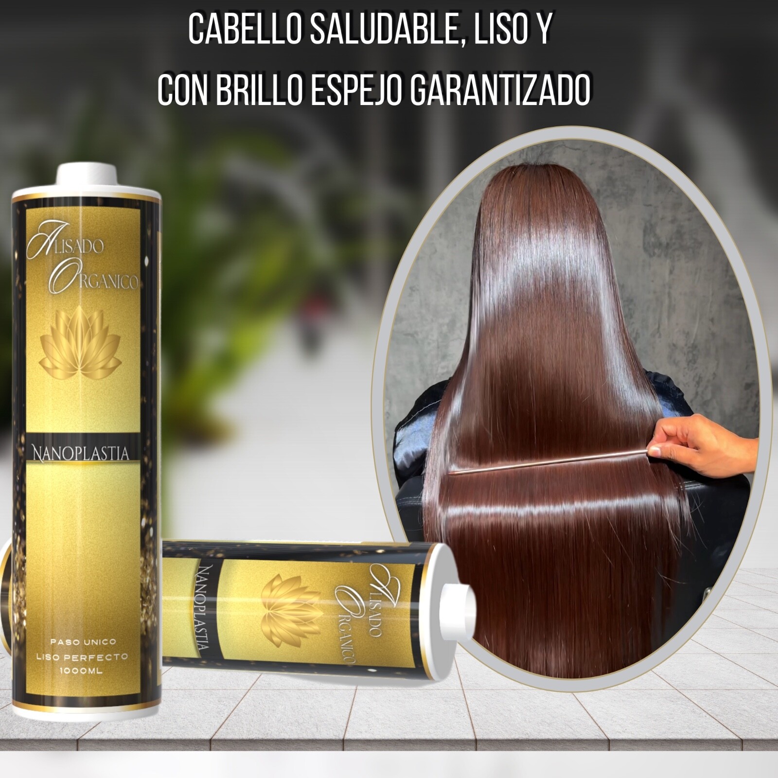 Nanoplastia orgánica Pedro Brinez HairArtist. Alisados orgánico Sin Formol -liso