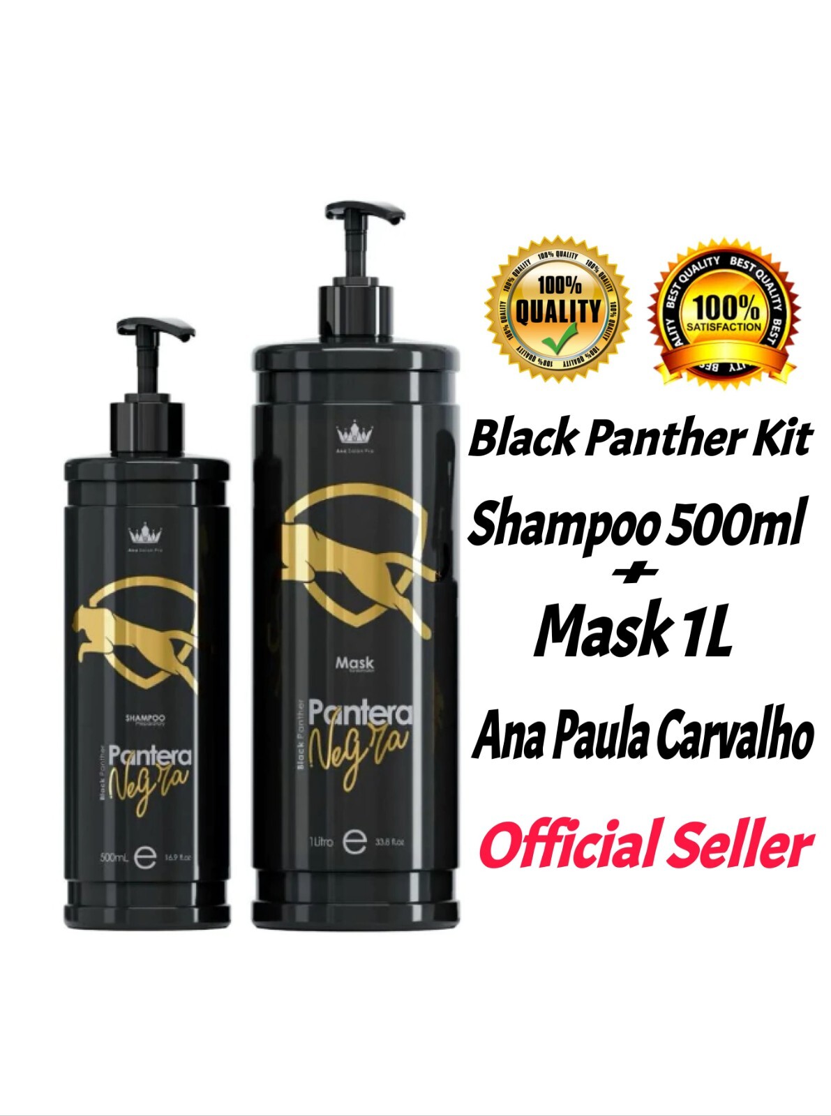 Progressiva Kit Black Panther Collection – Kit of 2 Items – Ana Paula Carvalho
