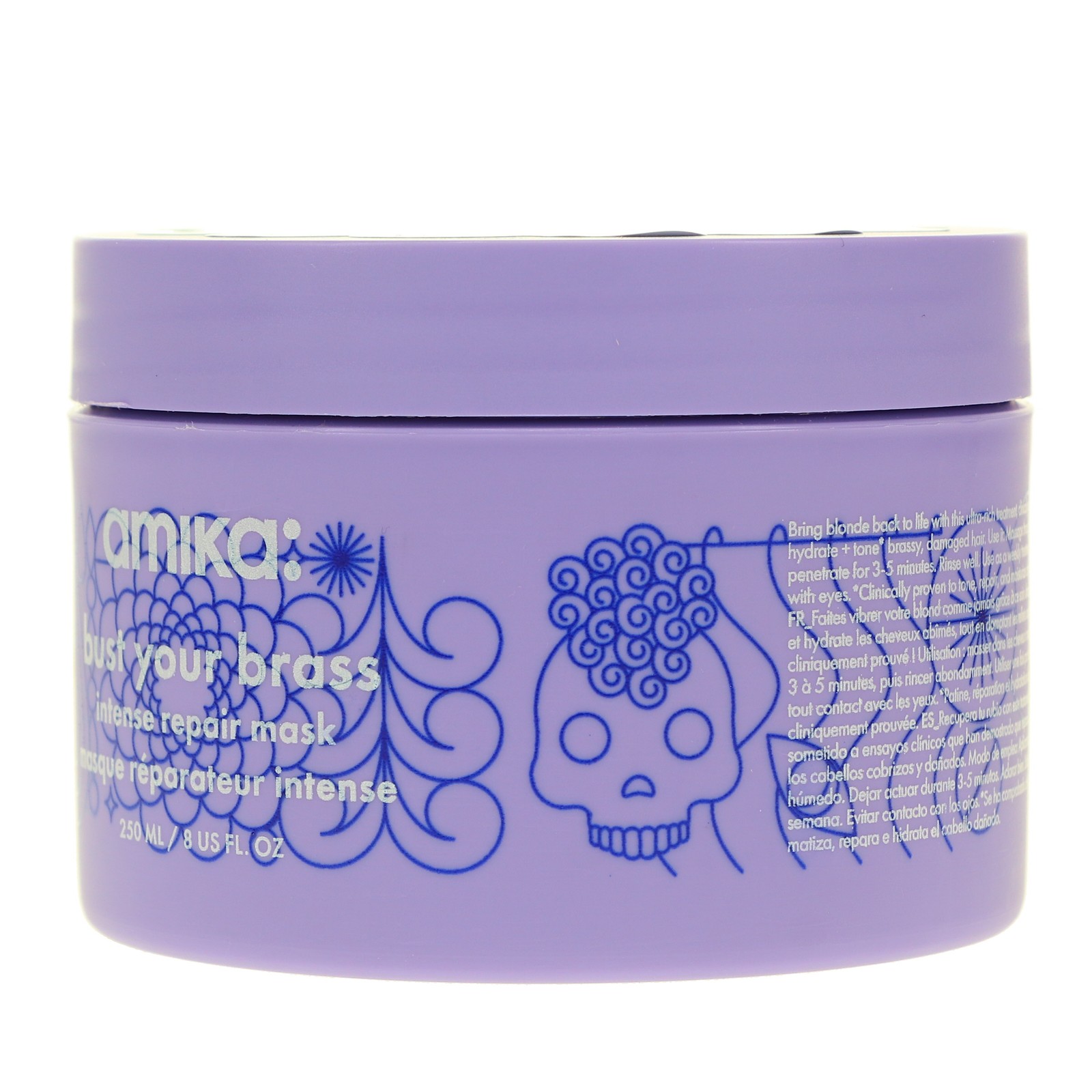 Amika Bust Your Brass Toning + Strength Repair Mask 8.5 oz