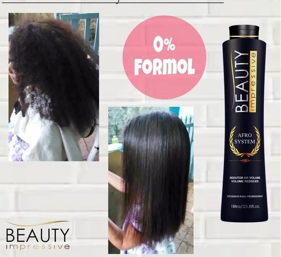 Treatment Keratin Afro System Beauty Impressive Progressive Kit 2x 4oz No Formol