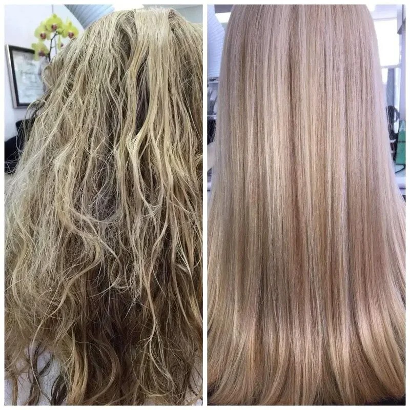 Lavender 12% Brazilian Keratin Damaged Frizzy Curly Hair Treatment Straightening