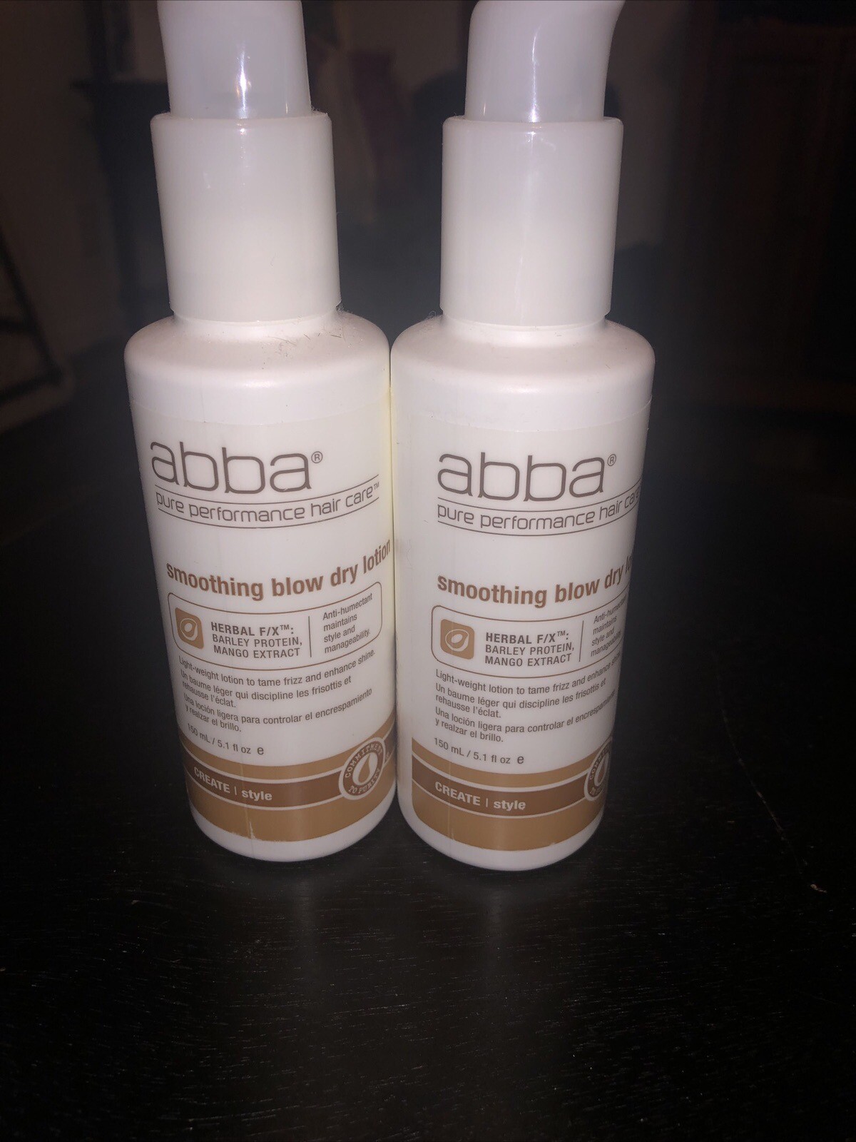 2- ABBA Smoothing Blow Dry Lotion 5.1 oz – UNISEX