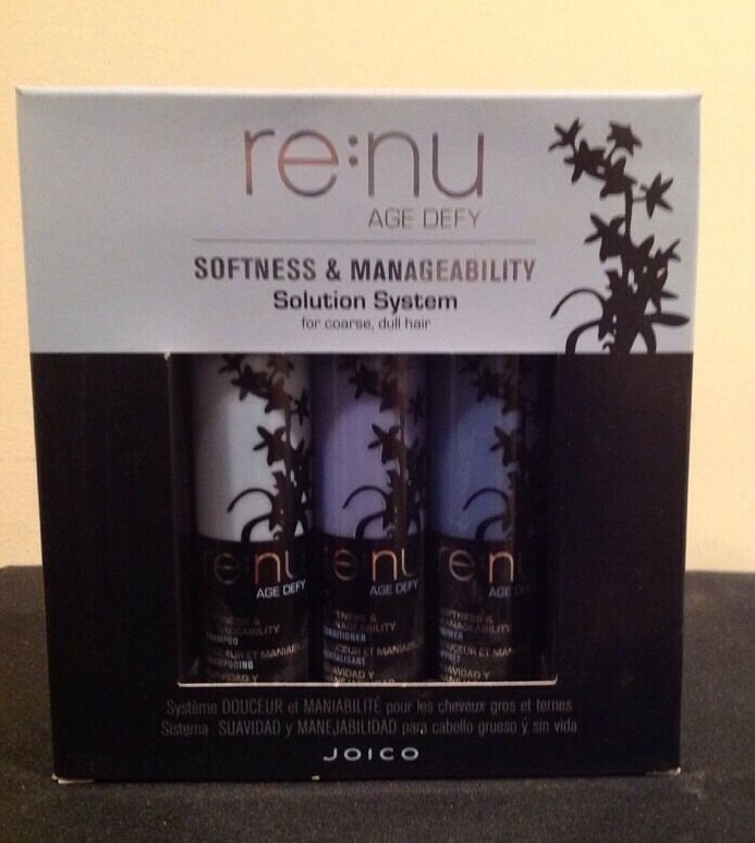 Re:nu Age Defy Solution System Softness & Manageability 3 pcs set/ TSA APPROVED