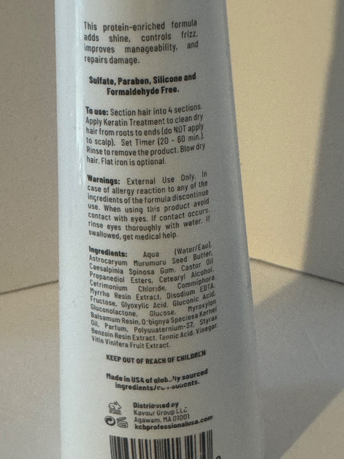 BRAZILIAN KERATIN 1 STEP KERATIN HAIR TREATMENT KIT AT HOME 3.38 oz