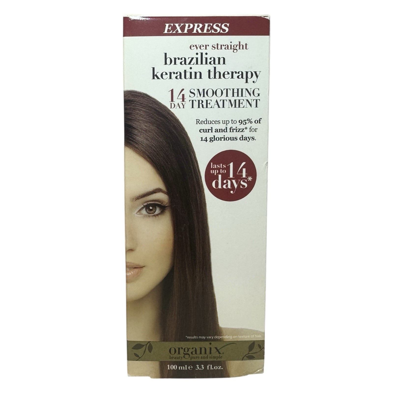 (1) Organix Express Ever Straight Brazilian Keratin Therapy Smoothing Treatment