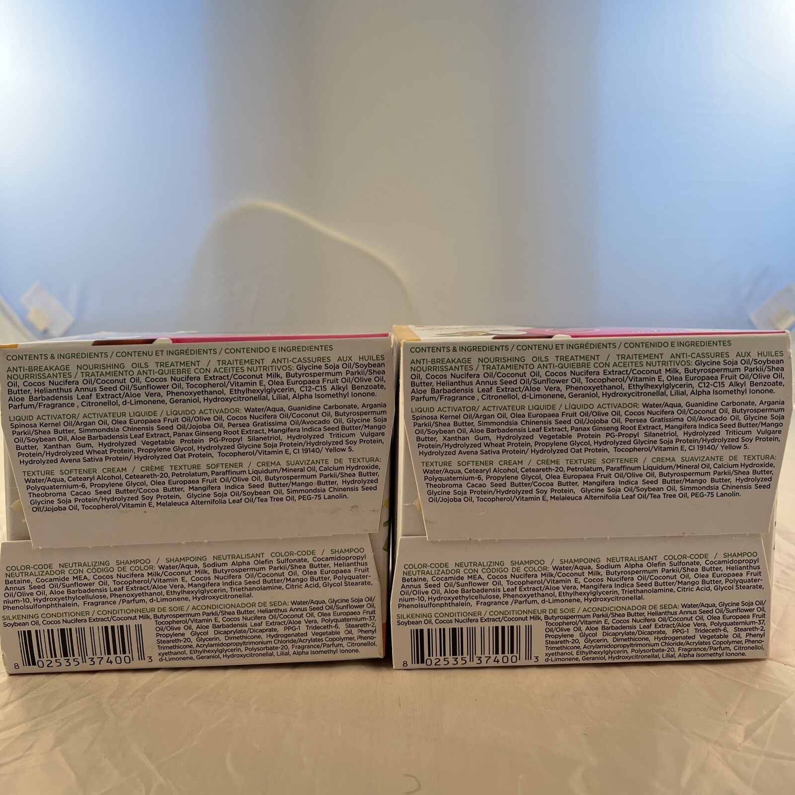 Just For Me No Lye Conditioning Creme Hair Relaxer Kit Lot of 2