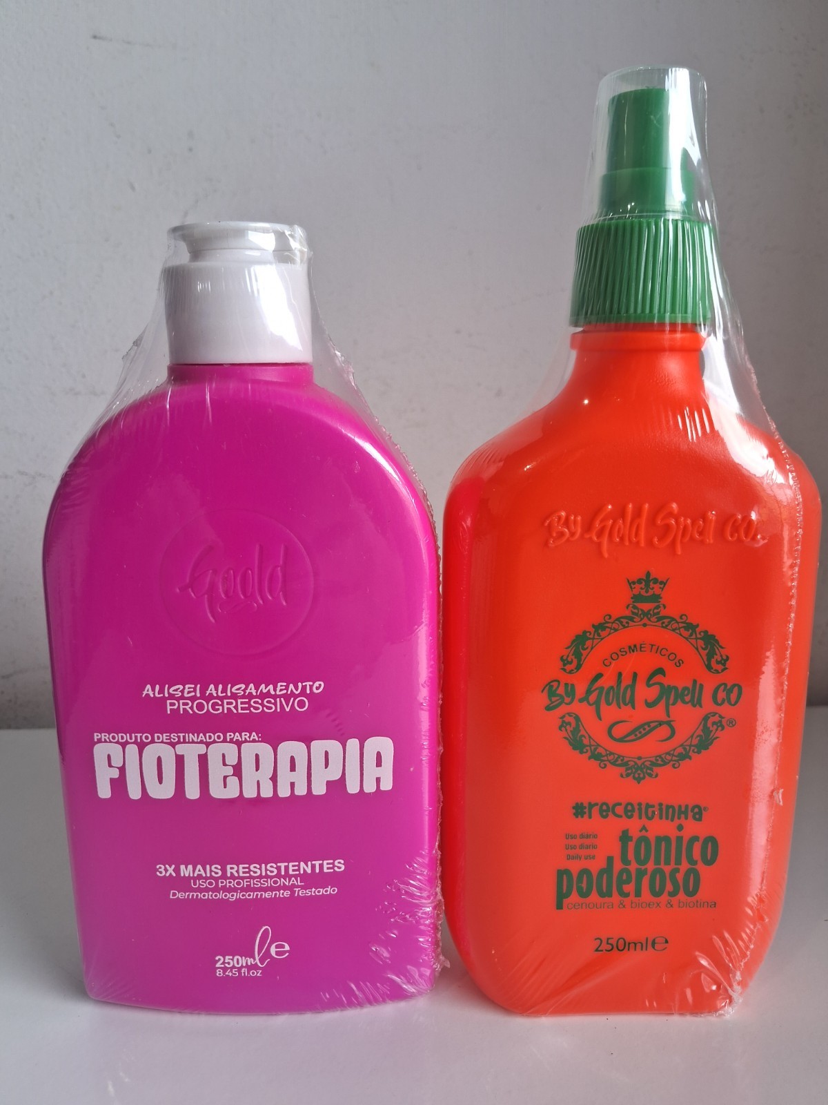 Progressive Fioterapia 250ml + Powerful Tonic 250ml / Kit Gold Spell