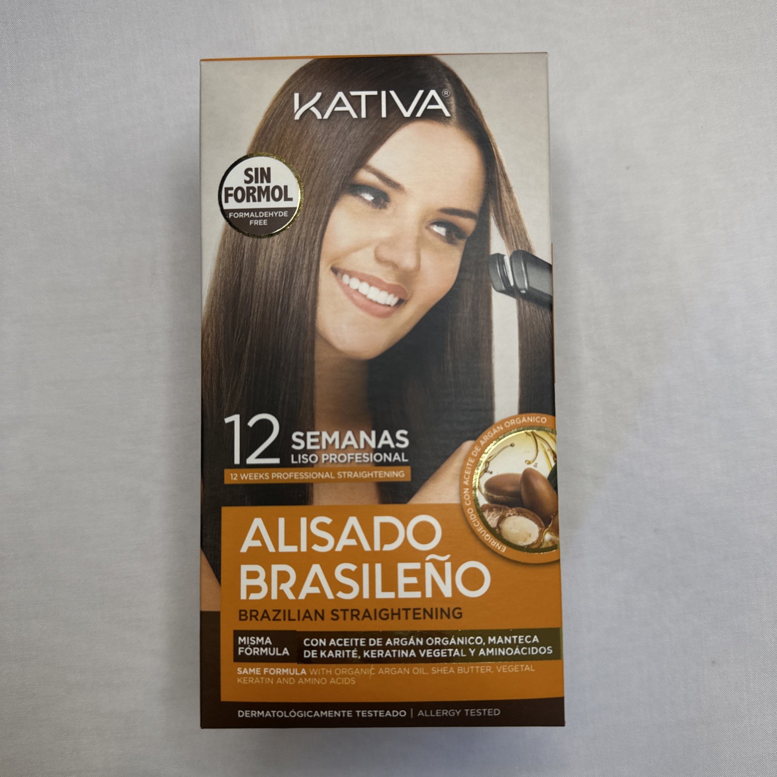Kativa Brazilian Straightening Kit 12 Weeks of Home Use Professional Keratin