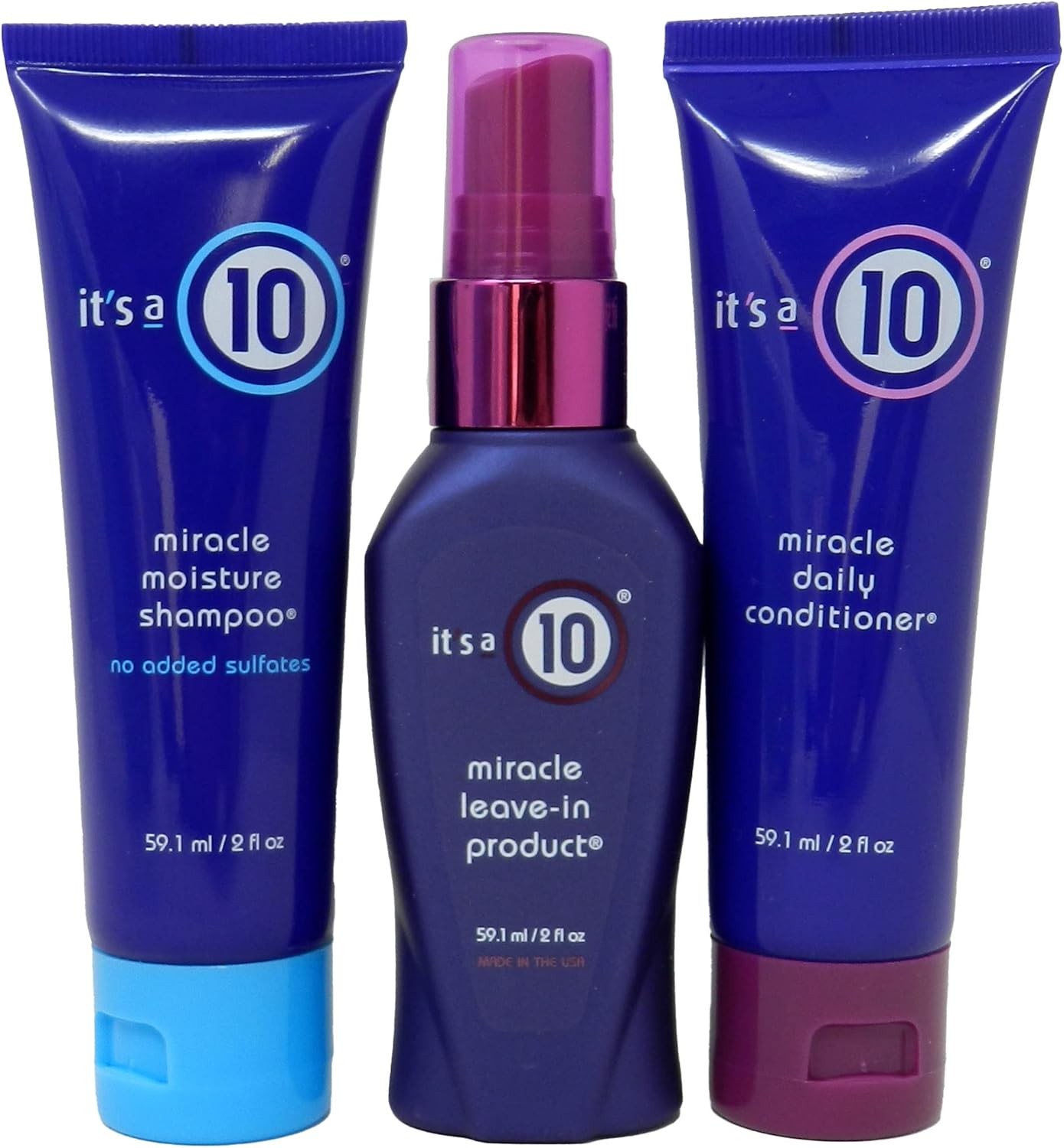 It’s a 10 Miracle Original Travel Set – Shampoo, Conditioner & Leave-in Product