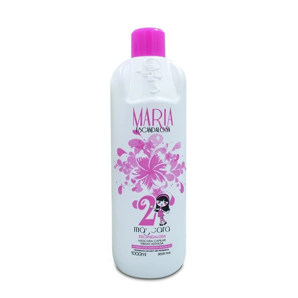 Maria Escandalosa Brazilian Keratin Hair Straightening Treatment 2x1L