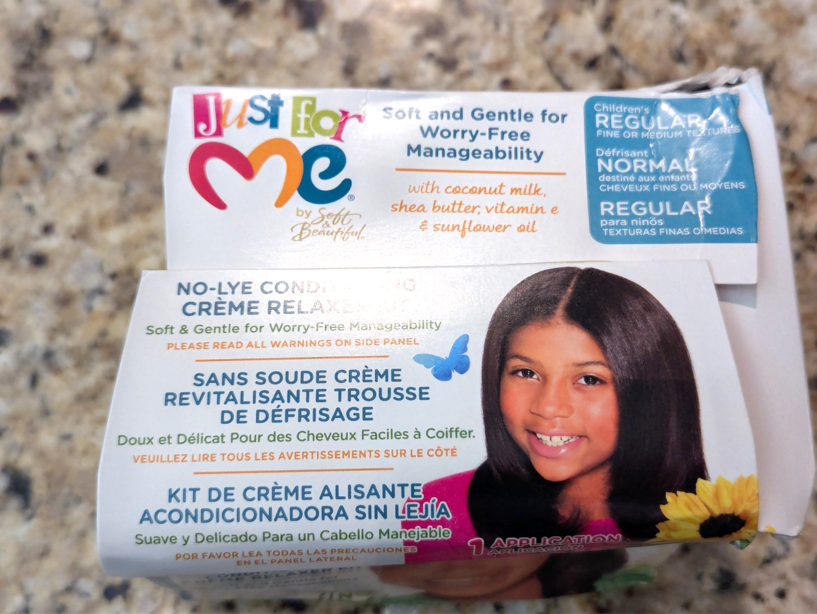 Just For Me Children’s No-Lye Conditioning Crème Relaxer Kit