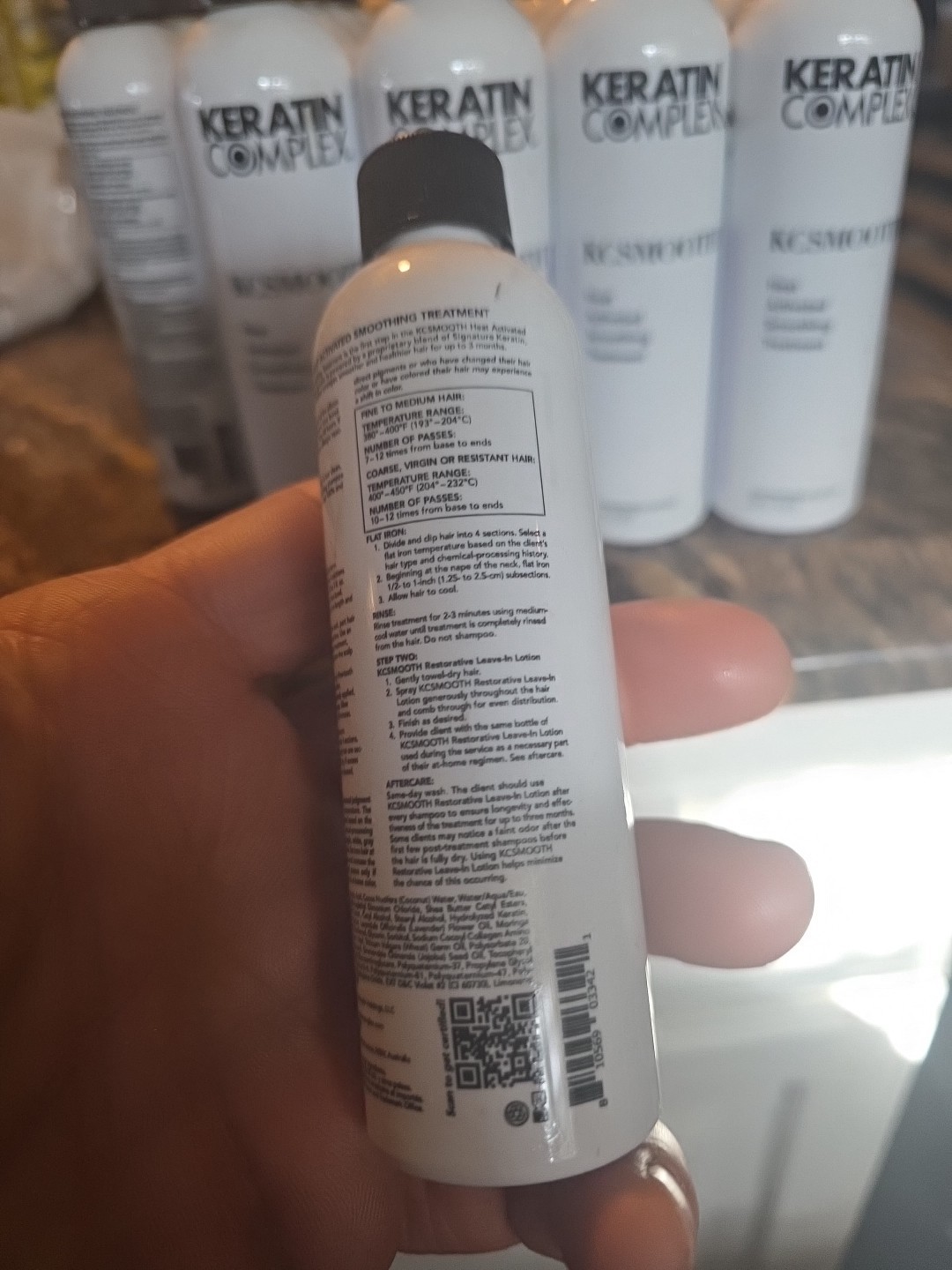 4oz Keratin Complex KC Smooth Heat Activated Smoothing Treatment