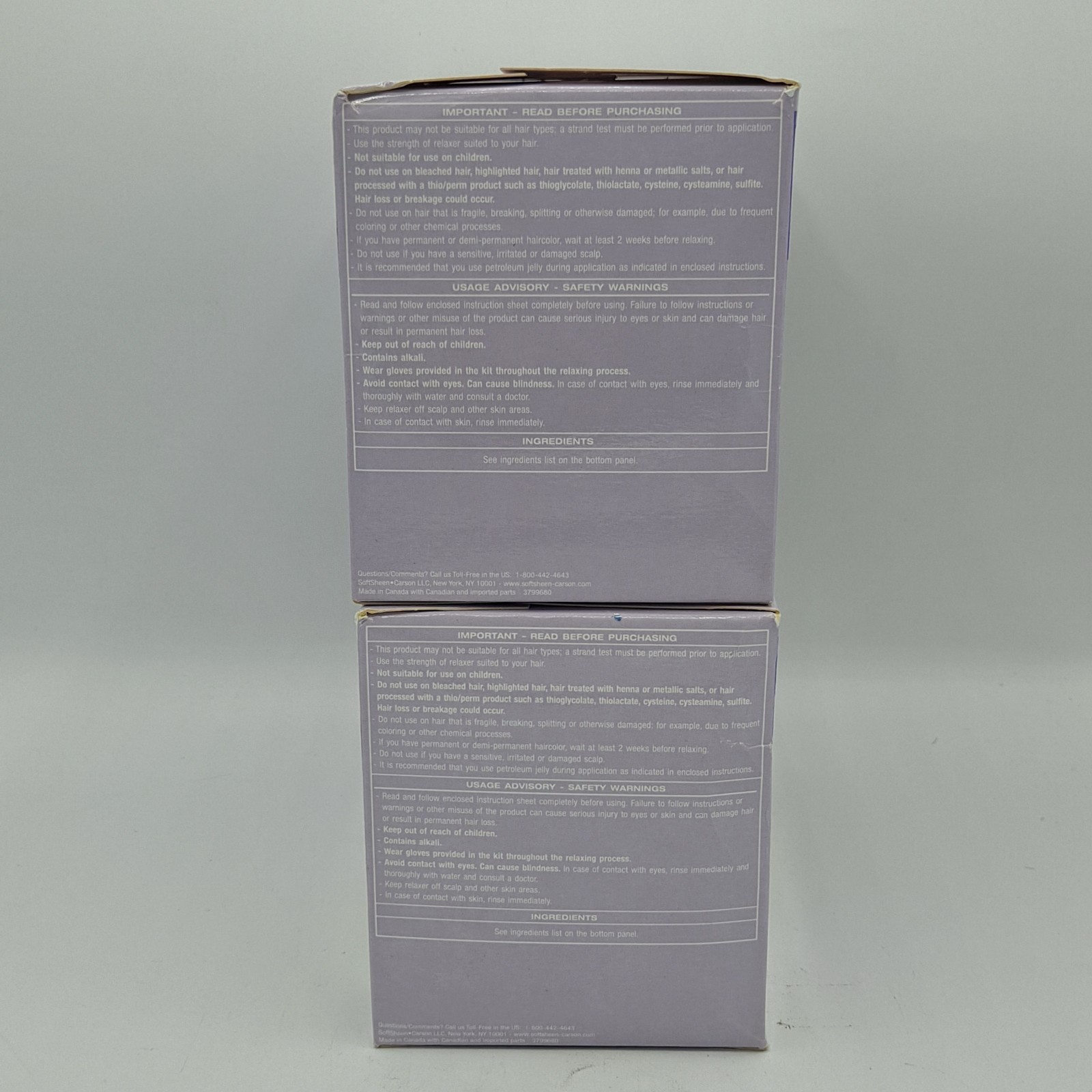 Dark & Lovely Triple Nourished Silkening Relaxer Kit – 2 Pack – As Seen In Pics