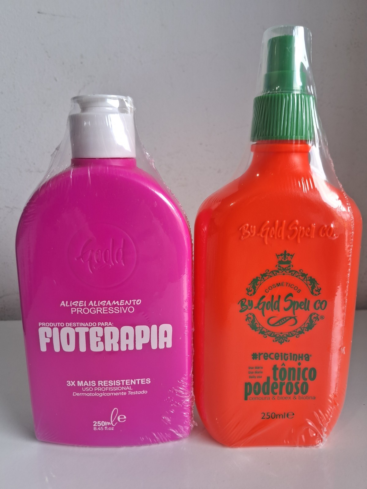 Kit Gold Spell / Progressive New Fioterapia 250ml + Powerful Tonic 250ml