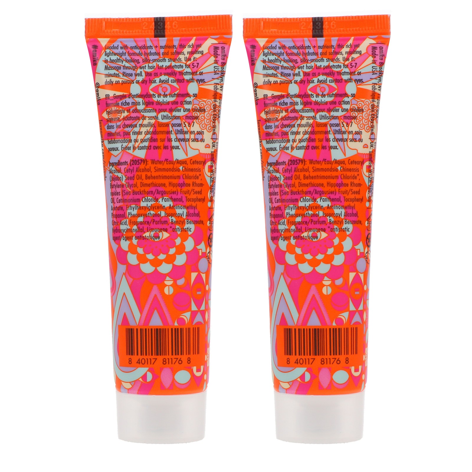 Amika Soulfood Nourishing Mask 1 oz 2 Pack