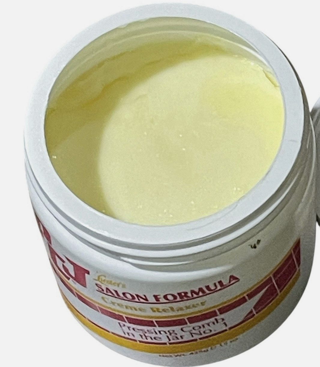 Lusters PCJ Creme Relaxer Pressing Comb in the Jar No.1 – 15oz New