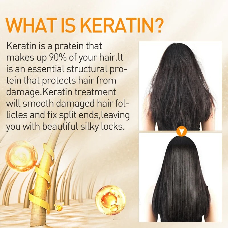 12% Brazilian Keratin Curly Frizzy Damaged Hair Straightening Repair Treatment
