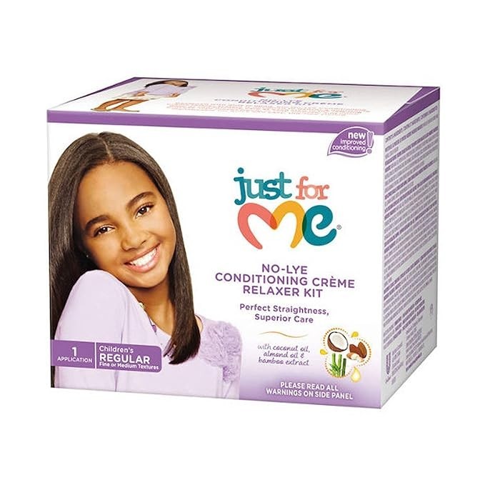 Just For Me Nolye Regular Conditioning Creme Relaxer Kit 2 Count