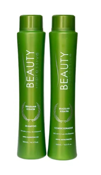 Kit Beauty Impressive Brazilian Keratin Shampoo and Conditioner – 2x500mL