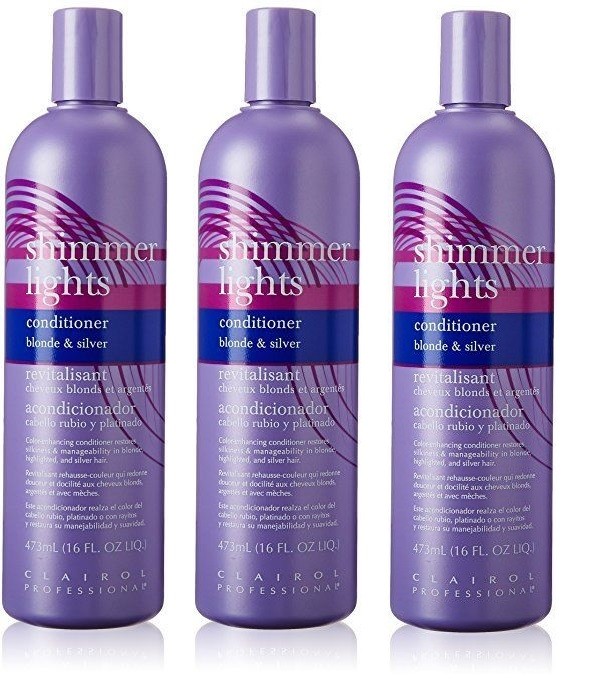 Pack Of 3 Clairol Shimmer Lights Conditioner 16 Oz