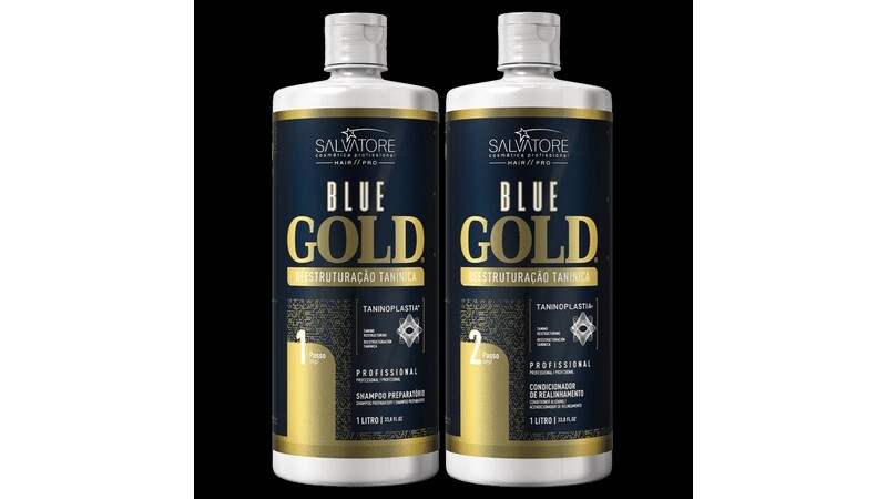 Salvatore Blue Gold Keratin Treatment Formaldehyde Free2 x 1L – 2 x 33.8Oz
