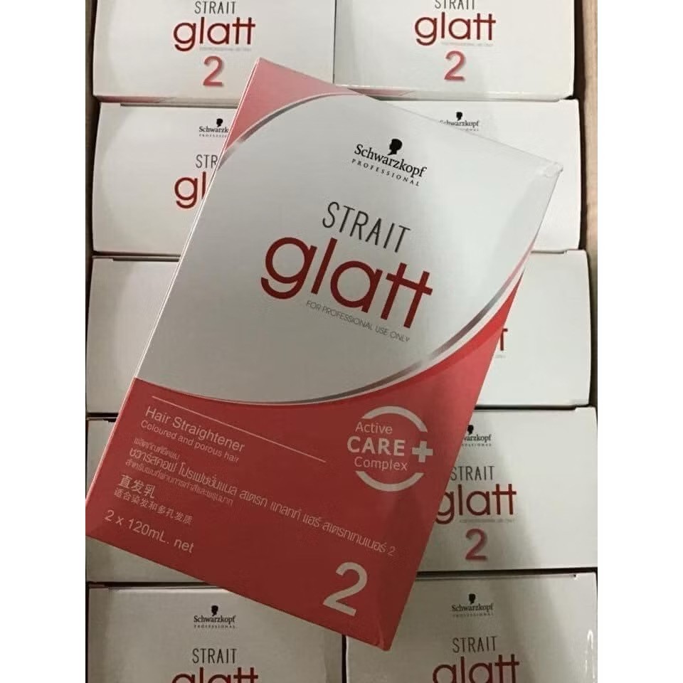 Glatt Strait Schwarzkopf Hair Straightener Cream Professional Styling No.2