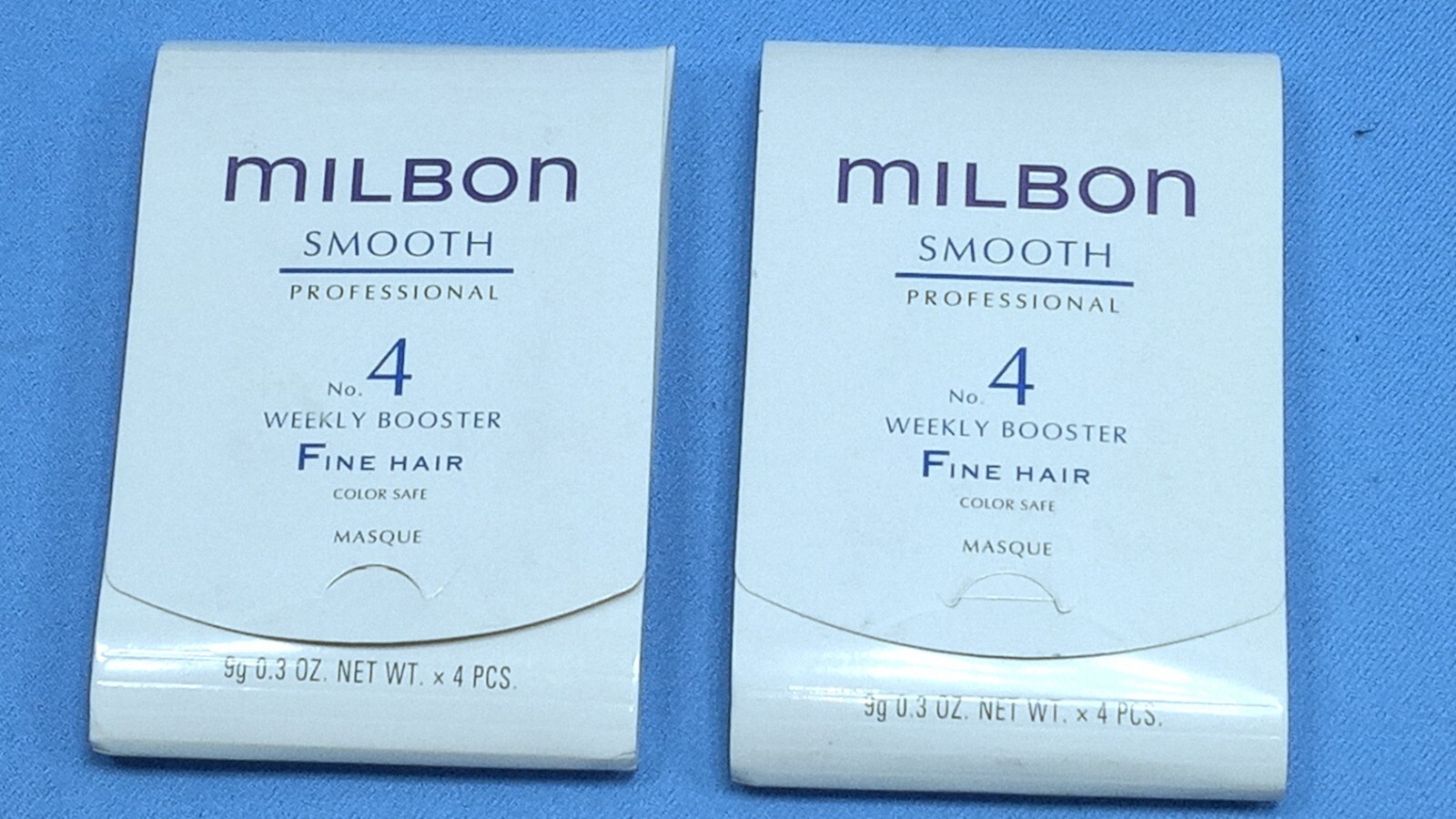 2 Milbon Smooth Professional No.4 Weekly Booster Hair Masque FINE Kit Treatment