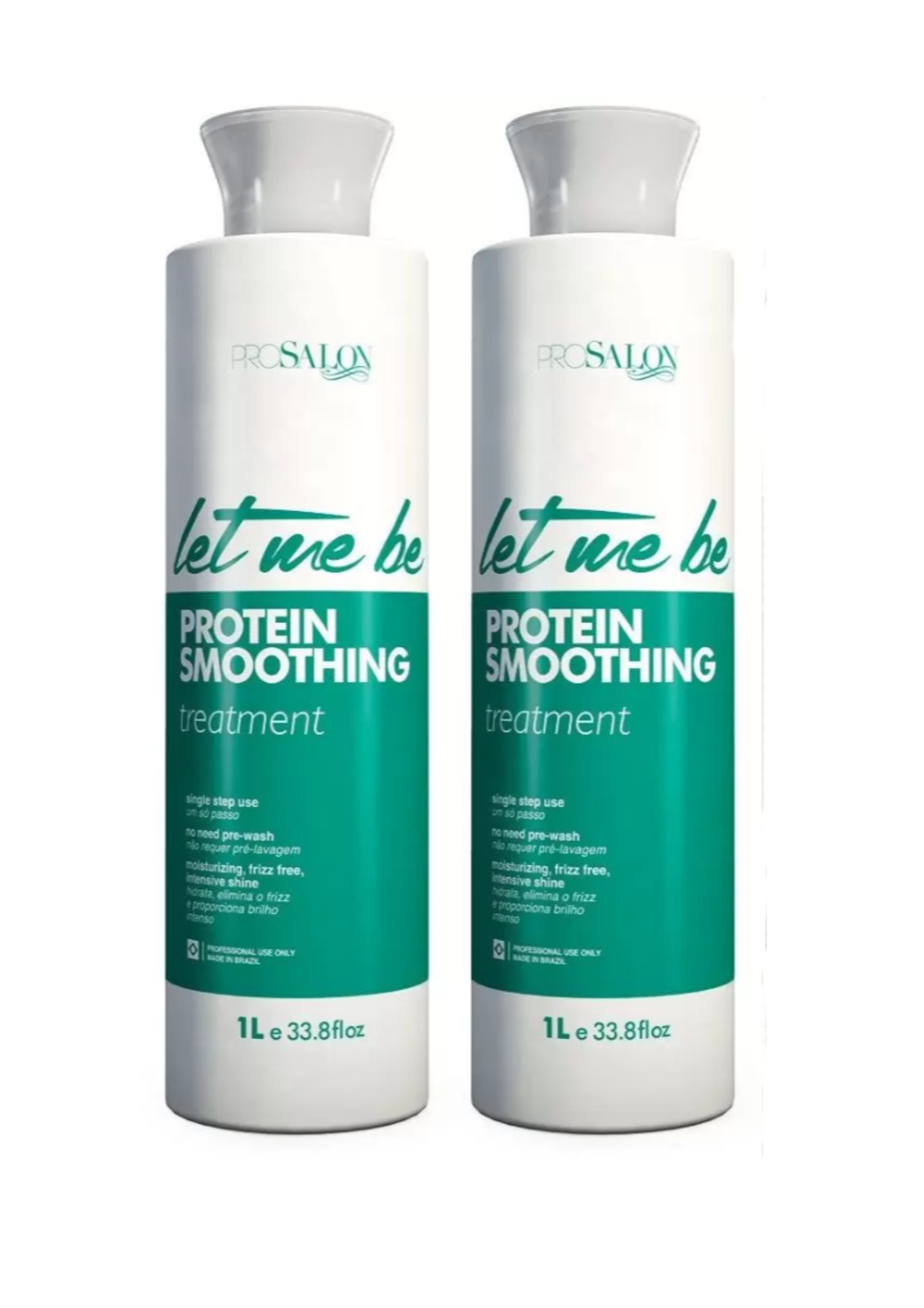 Kit 2 Brazilian Keratin Let Me Be Protein Smoothing 1L & Bio Restore Mask 1000ml