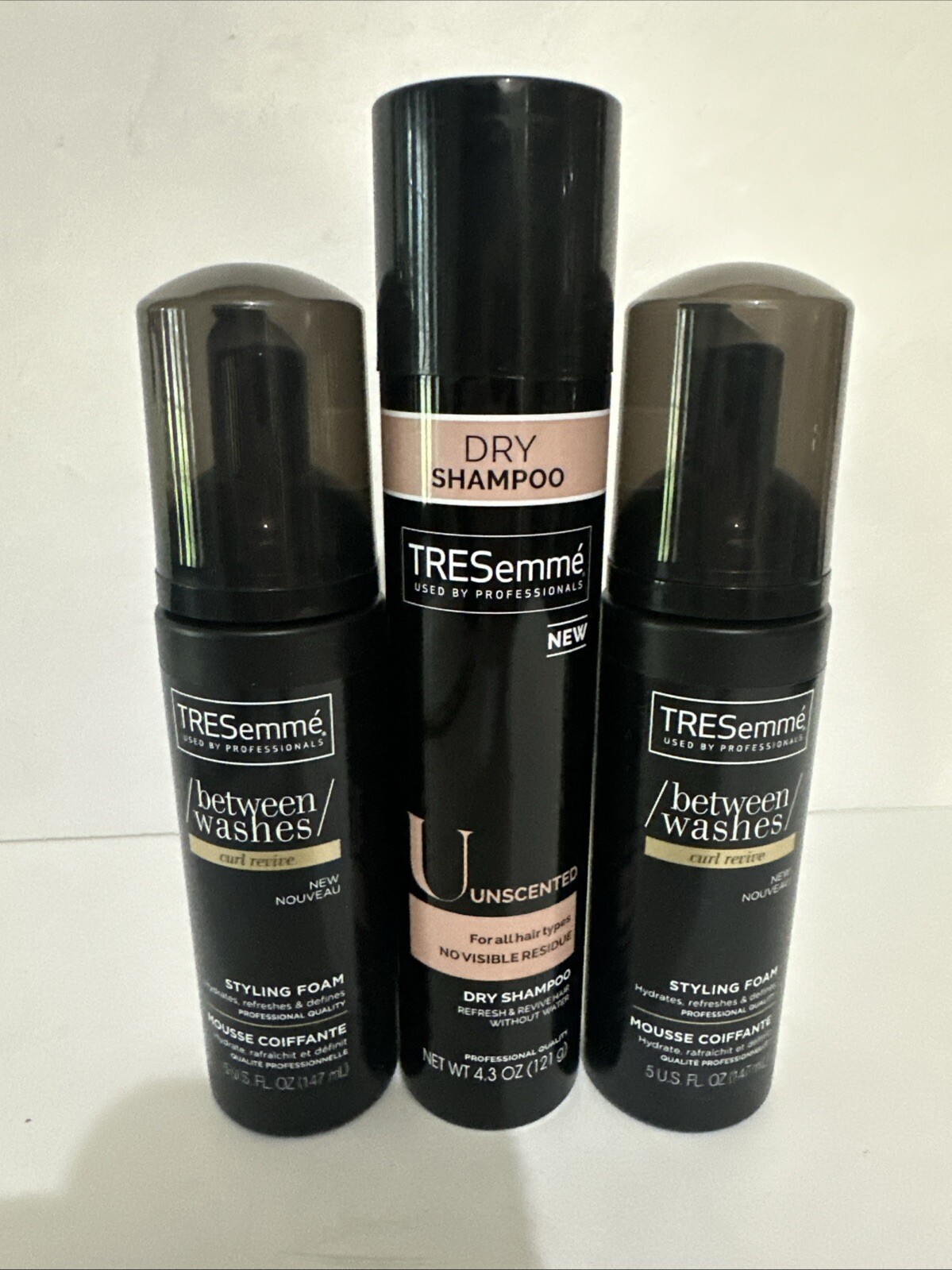 Lot Of Tresemme Between Washes Style Foam Curl revive ~5 oz. 147 ml. Dry Shampoo