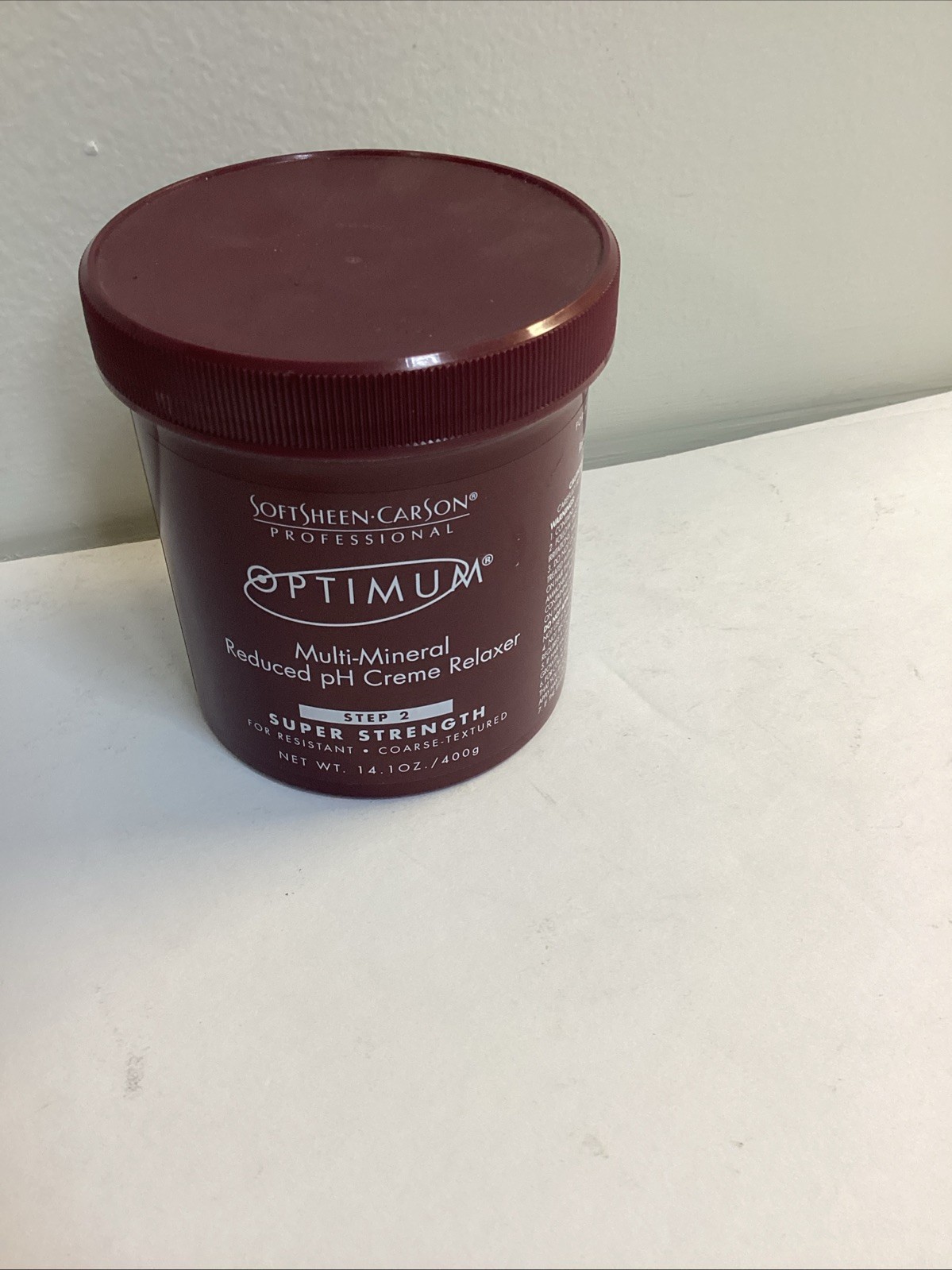 SoftSheen Carson Optimum Smooth Step 2 Multi Mineral Crème Relaxer SUPER 14.1 oz