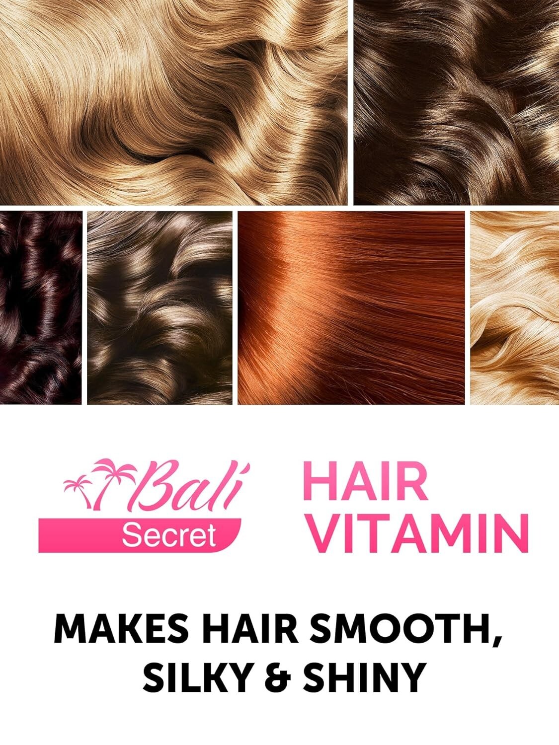 BALI SECRET HAIR TREATMENT SERUM Salon Quality Moroccan Macadamia Avocado Oil