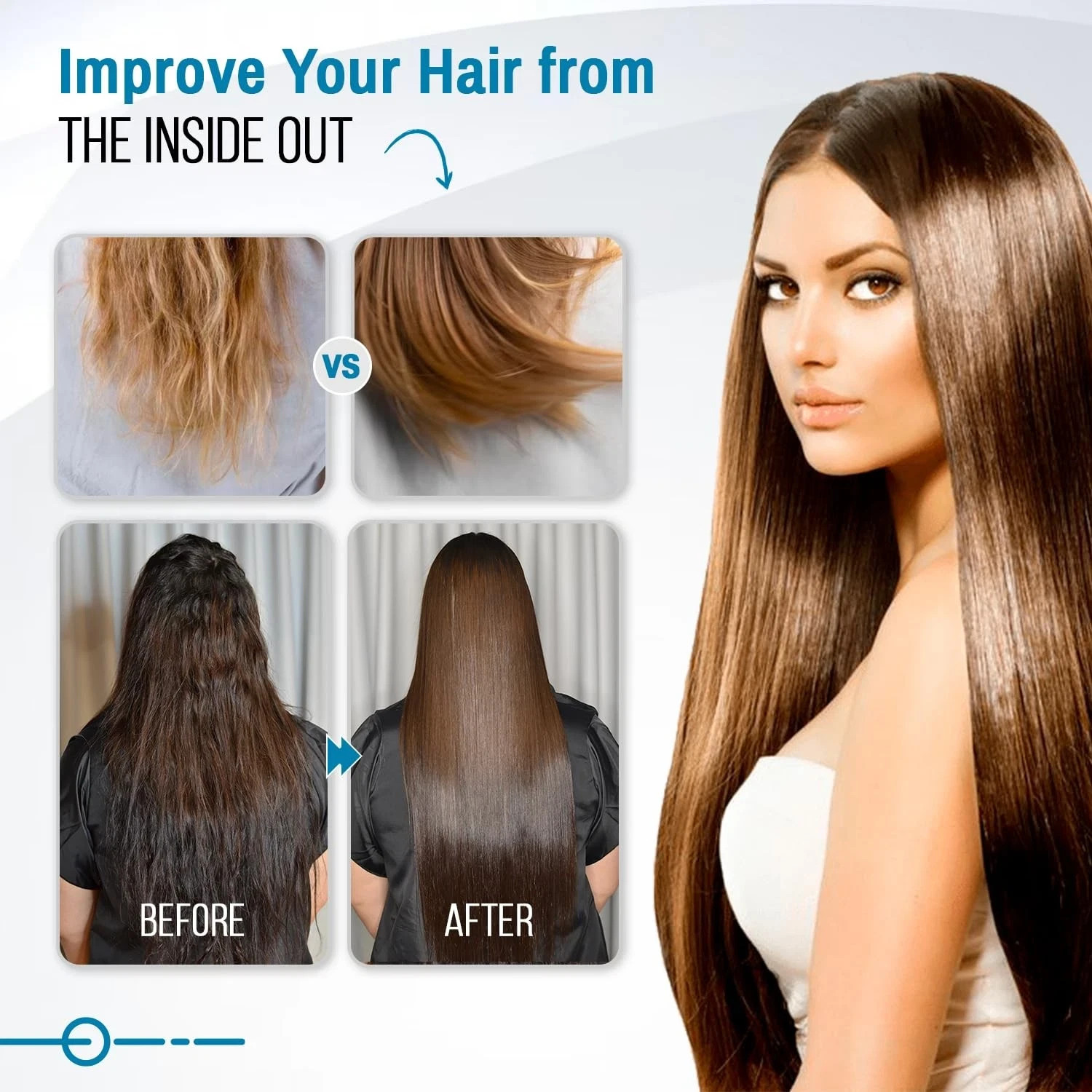 TORRANO Cream Nano Keratin Hair Treatment, Straightening Hair 1 Step – 16.9Fl.oz