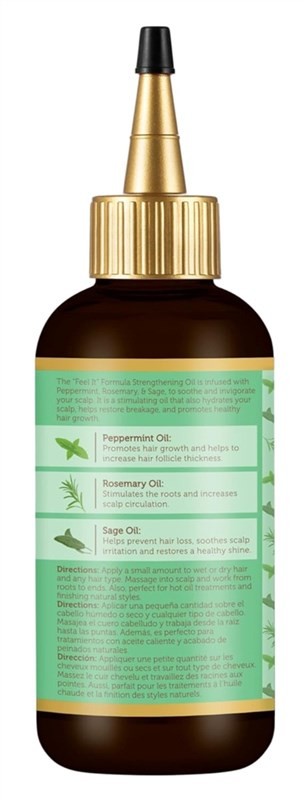 African Pride Feel It Formula Strengthening Oil 4 Ounce