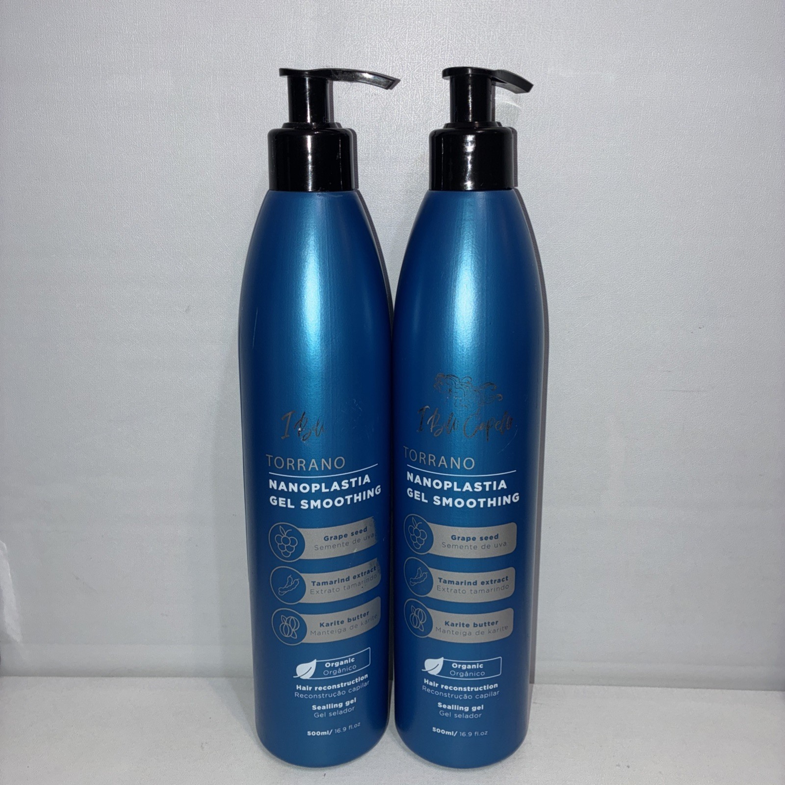 Lot Of 2-Torrano Gel Keratin Hair Treatment, Straightening 16.9fl Oz