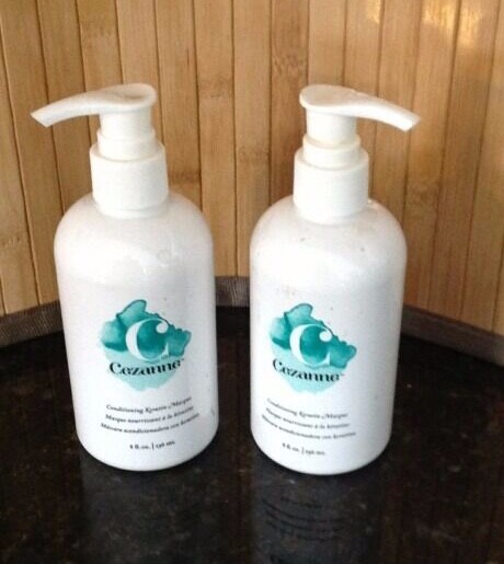 CEZANNE CONDITIONING KERATIN MASQUE 8 oz – UNISEX – LOT OF 2