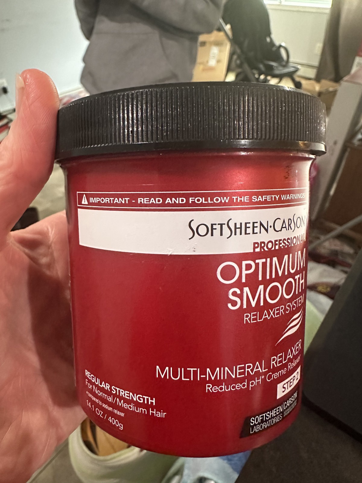 SoftSheen Carson Optimum Smooth Multi Mineral Creme Relaxer REGULAR Strength