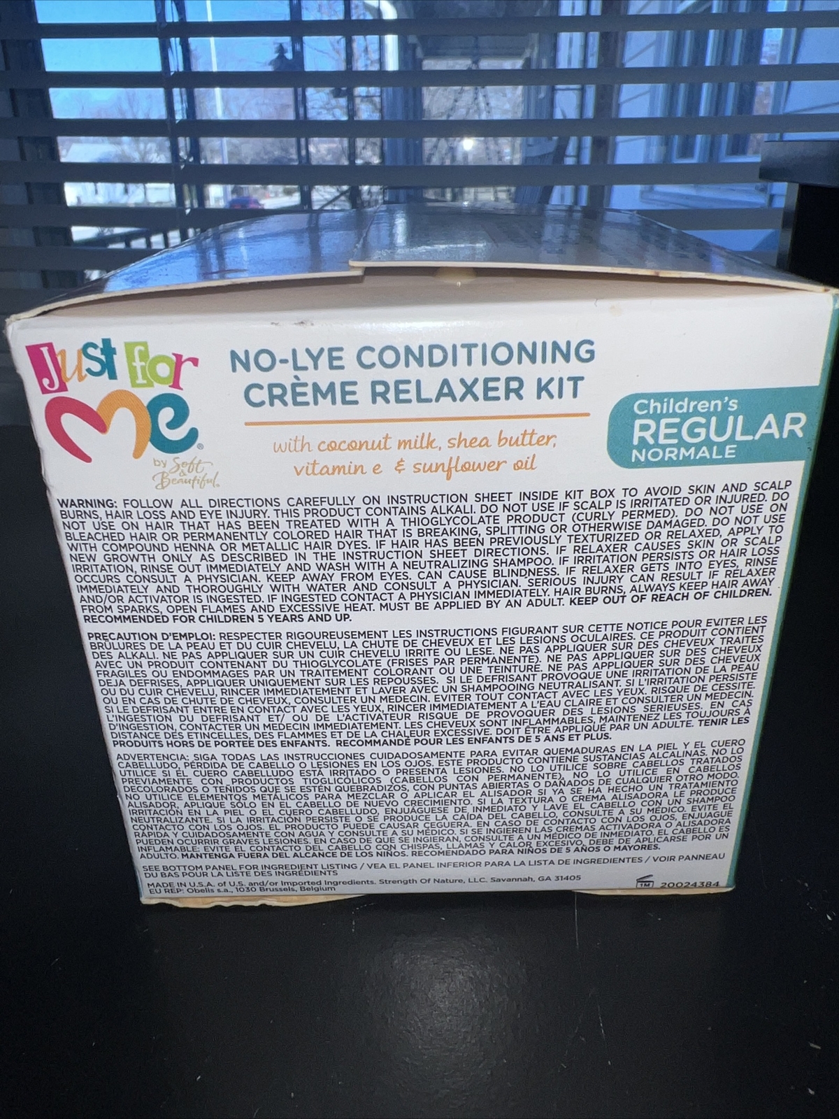 Just For Me No-Lye Conditioning Creme Relaxer Kit For Fine & Medium Texture Hair
