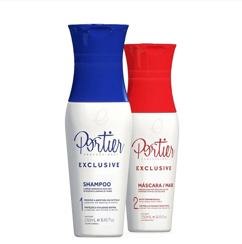 Kit Portier Exclusive Professional Progressive Brush Brazilian Treatment 250mL