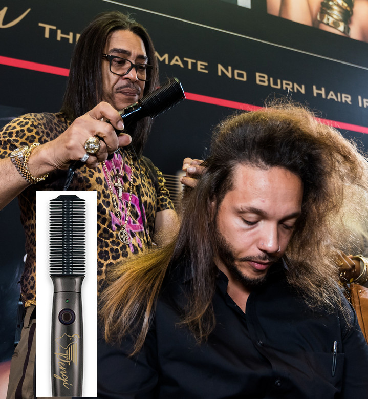 NO BURN Professional Hair Styling and Straightening Iron- Dengi Global