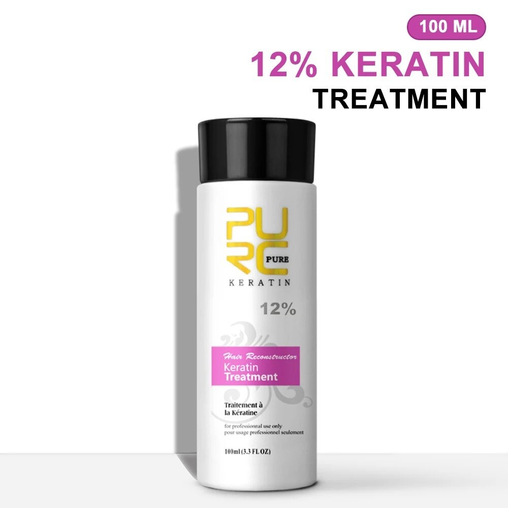 12% Brazilian Keratin Curly Frizzy Damaged Hair Straightening Repair Treatment