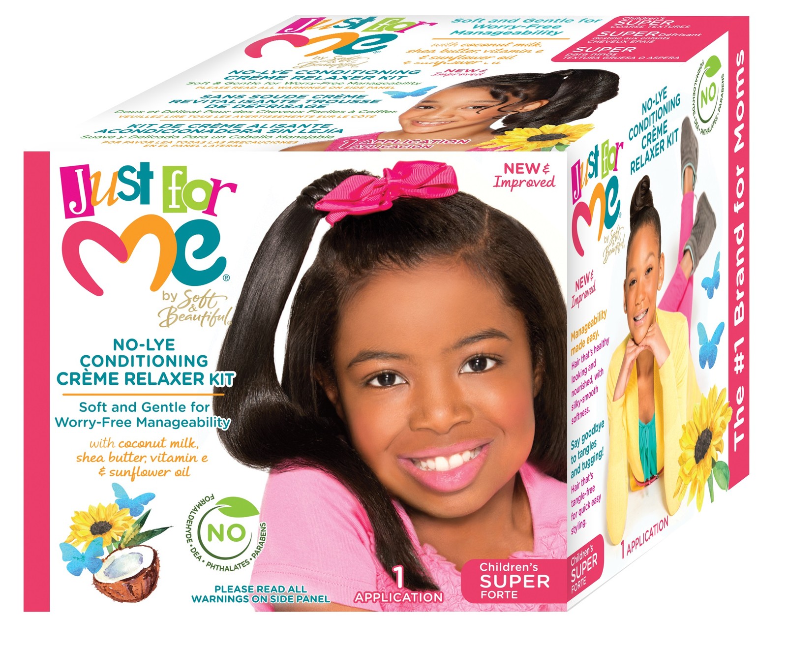 Just for Me Conditioning Creme Relaxer – 1 application – Super