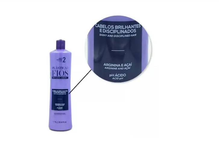 PLASTICA DOS FIOS HAIR SMOOTHING TREATMENT SINGLE BOTTLE 1000ml 34floz