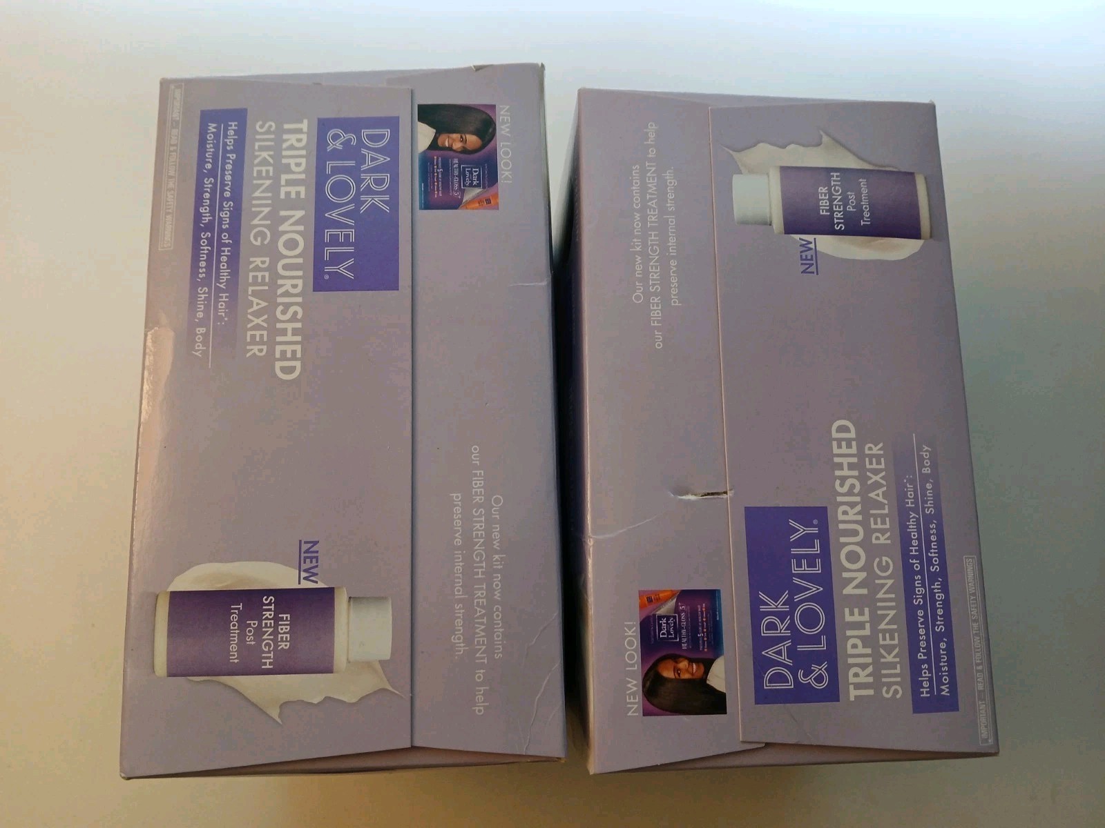 Dark and Lovely Triple Nourished Silkening Relaxer Kits NIB Qty 2