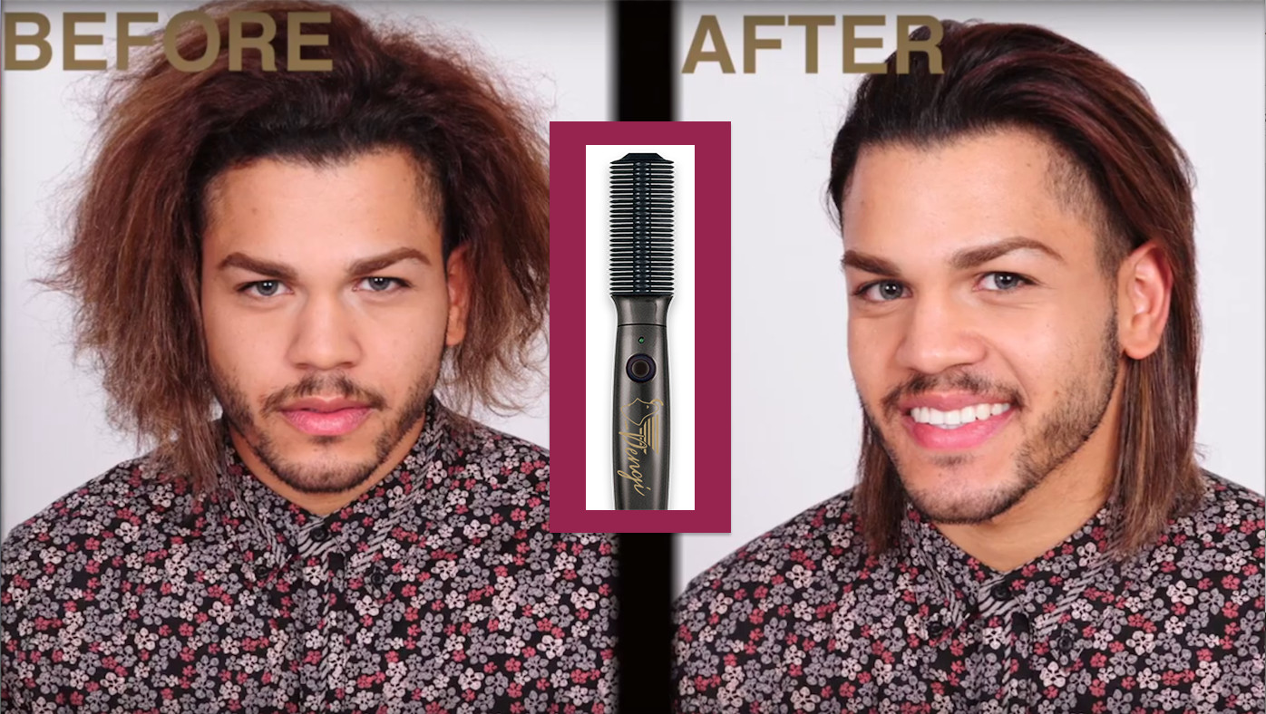NO BURN Professional Hair Styling and Straightening Iron- Dengi Global