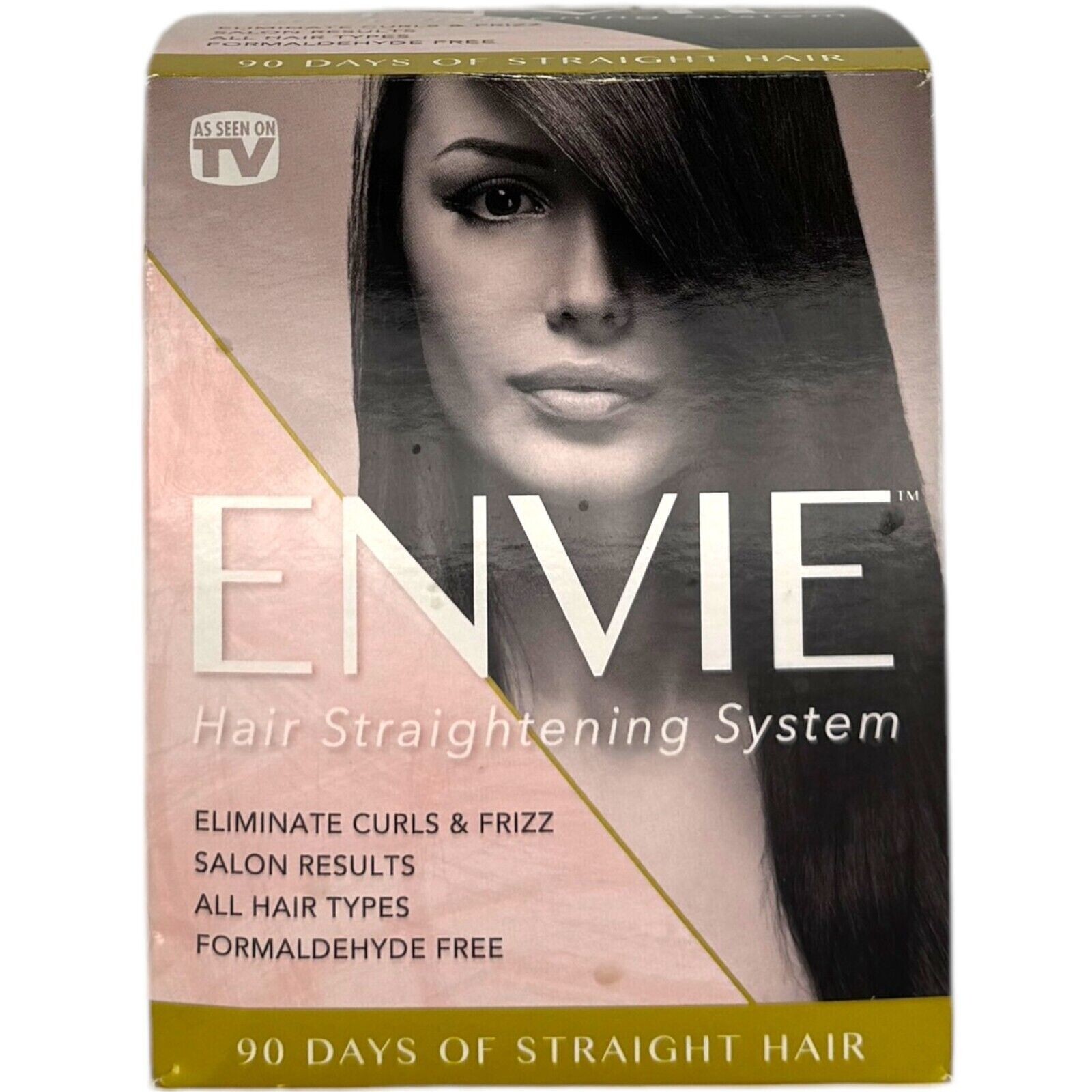Envie Hair Straightening System Keratin Treatment Frizz Control 90 Day Salon Kit