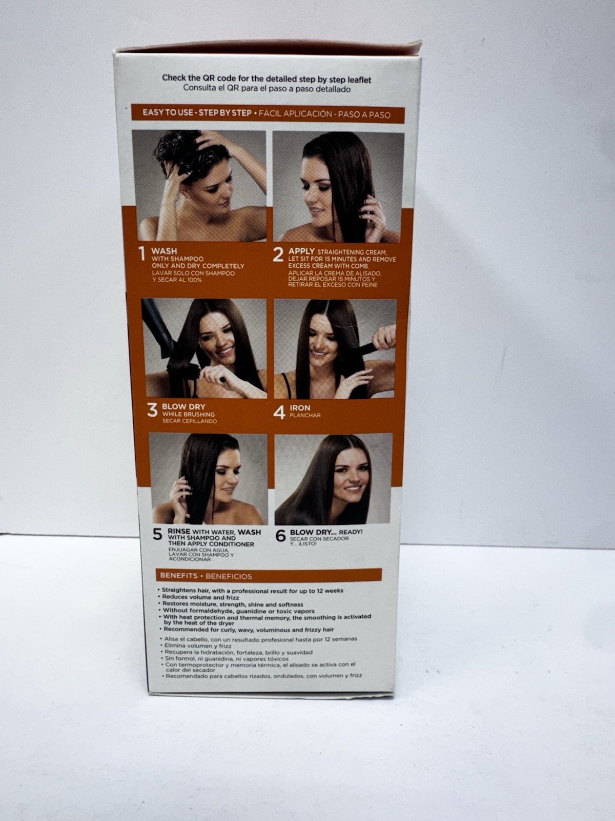 Kativa Brazilian Straightening Natural Kit – 1 Professional Hair Straightening S