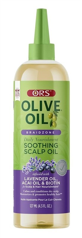 Ors Olive Oil Braidzone Soothing Scalp Oil 4.3 Ounce