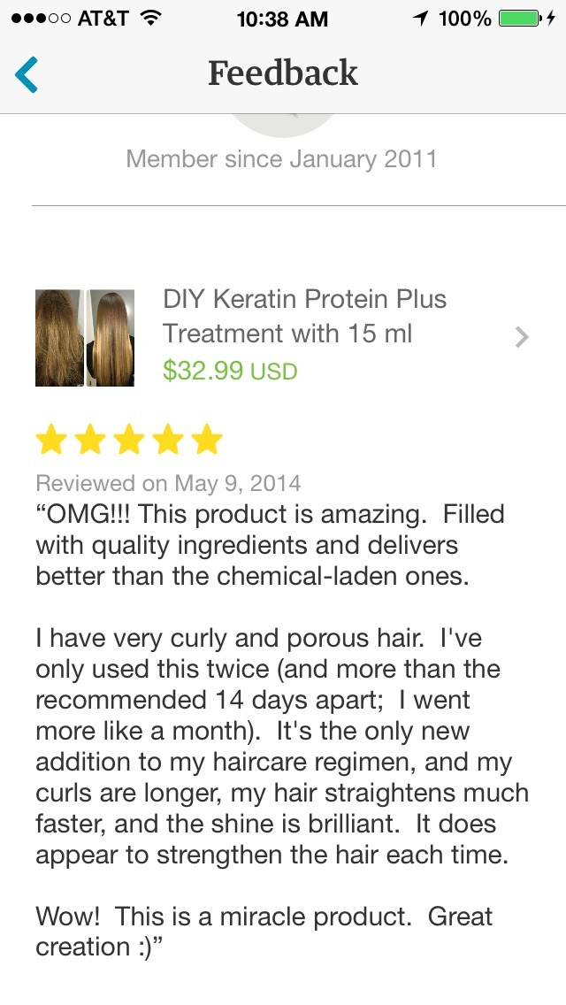 ModelSupplies Keratin Hair Treatment Protein PLUS~! Collagen Bamboo Hyaluronic